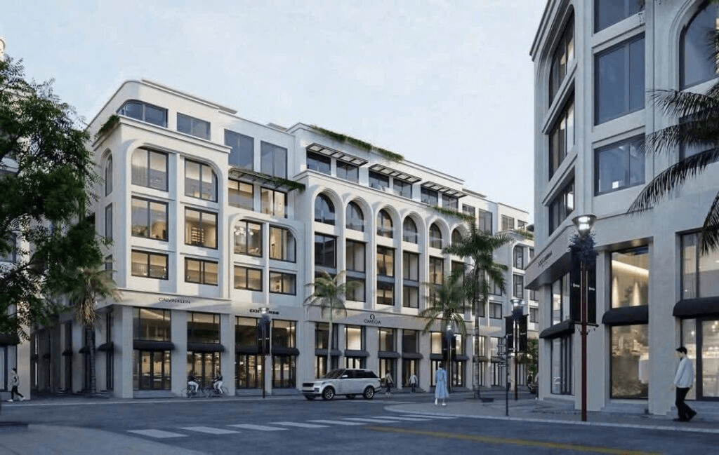 Phố thương mại Sora Bay Hạ Long mang phong cách châu Âu tinh tế, kết hợp giữa kinh doanh sôi động và an cư đẳng cấp.