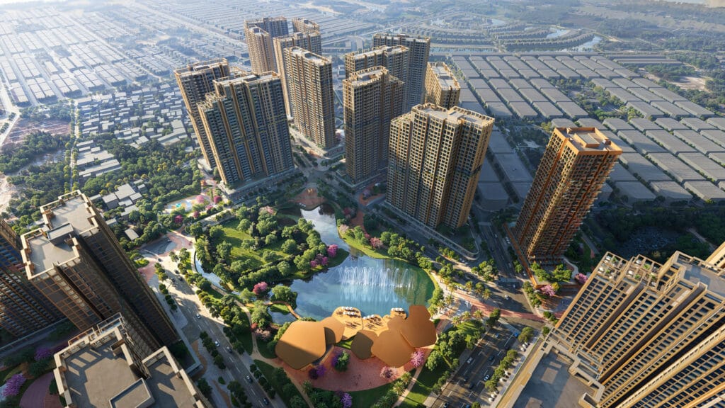 Hình ảnh tiện ích nội khu The Parkland:  Khu vườn cảnh quan độc quyền dành cho cư dân.